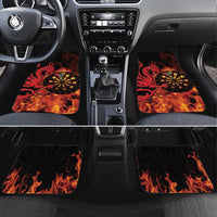 Wales Darts Car Mats Cymru Dragon Gem Ymlaen Flaming Vibes - Wonder Print Shop