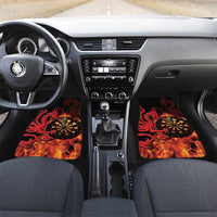 Wales Darts Car Mats Cymru Dragon Gem Ymlaen Flaming Vibes - Wonder Print Shop