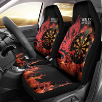 Wales Darts Car Seat Cover Cymru Dragon Gem Ymlaen Flaming Vibes - Wonder Print Shop