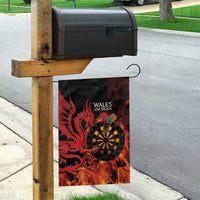 Wales Darts Garden Flag Cymru Dragon Gem Ymlaen Flaming Vibes - Wonder Print Shop