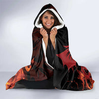 Wales Darts Hooded Blanket Cymru Dragon Gem Ymlaen Flaming Vibes - Wonder Print Shop