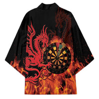 Wales Darts Kimono Cymru Dragon Gem Ymlaen Flaming Vibes - Wonder Print Shop