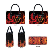 Wales Darts Leather Bag Cymru Dragon Gem Ymlaen Flaming Vibes - Wonder Print Shop