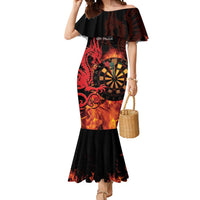 Wales Darts Mermaid Dress Cymru Dragon Gem Ymlaen Flaming Vibes - Wonder Print Shop