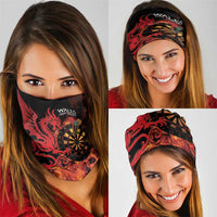 Wales Darts Neck Gaiter Cymru Dragon Gem Ymlaen Flaming Vibes - Wonder Print Shop