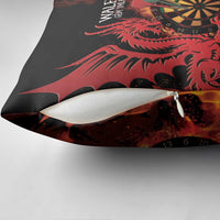 Wales Darts Pillow Cover Cymru Dragon Gem Ymlaen Flaming Vibes - Wonder Print Shop