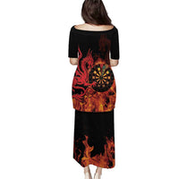 Wales Darts Puletasi Cymru Dragon Gem Ymlaen Flaming Vibes - Wonder Print Shop