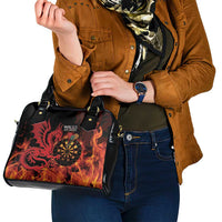 Wales Darts Shoulder Handbag Cymru Dragon Gem Ymlaen Flaming Vibes - Wonder Print Shop