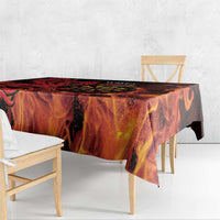 Wales Darts Tablecloth Cymru Dragon Gem Ymlaen Flaming Vibes - Wonder Print Shop