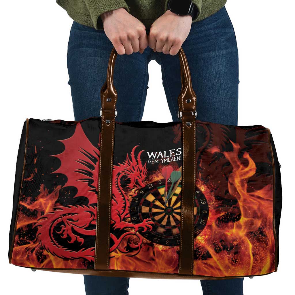 Wales Darts Travel Bag Cymru Dragon Gem Ymlaen Flaming Vibes - Wonder Print Shop