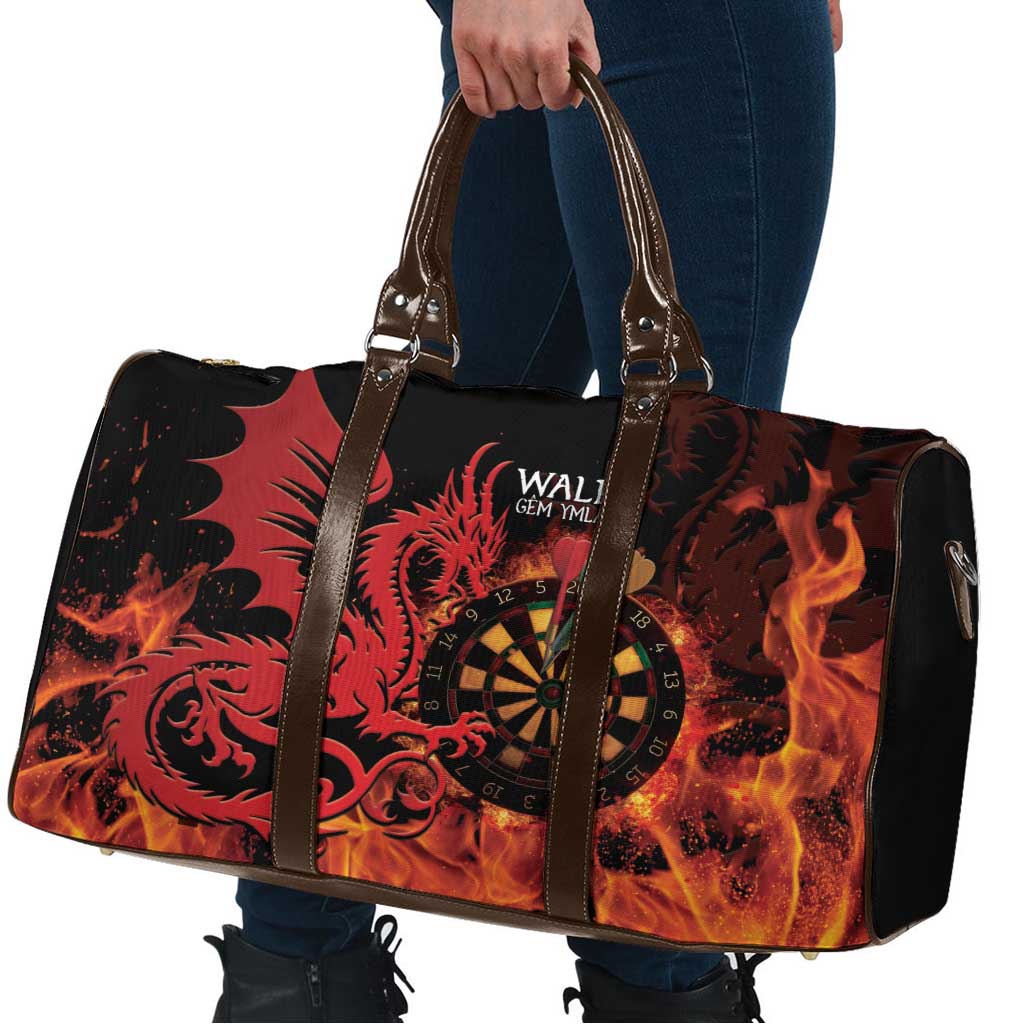 Wales Darts Travel Bag Cymru Dragon Gem Ymlaen Flaming Vibes - Wonder Print Shop
