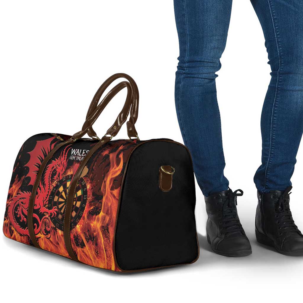 Wales Darts Travel Bag Cymru Dragon Gem Ymlaen Flaming Vibes - Wonder Print Shop