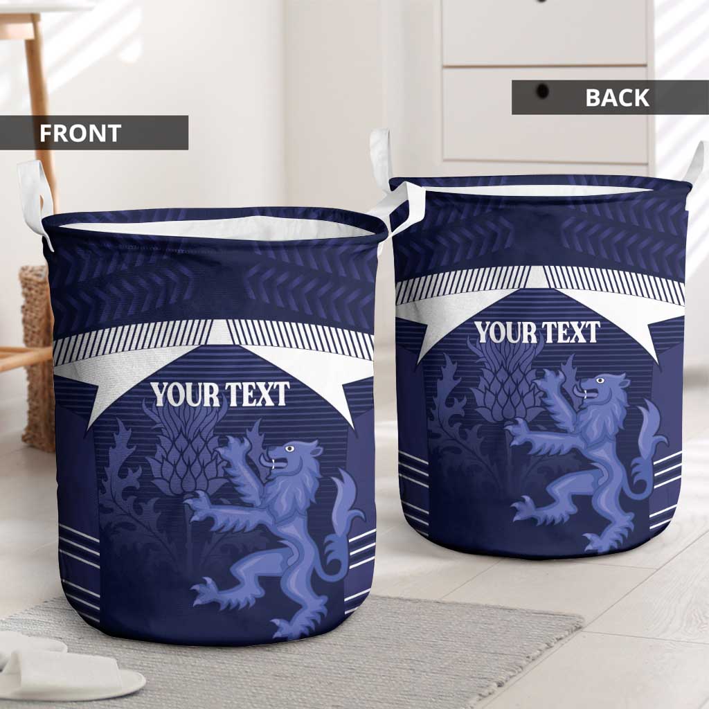 Scotland Football Custom Laundry Basket 2026 Come On Scottish Dragon Thistle - Wonder Print Shop