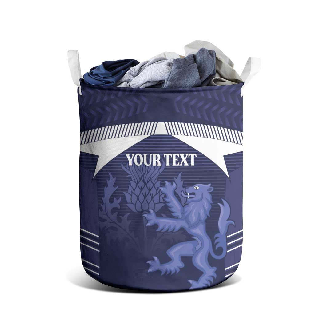 Scotland Football Custom Laundry Basket 2026 Come On Scottish Dragon Thistle - Wonder Print Shop