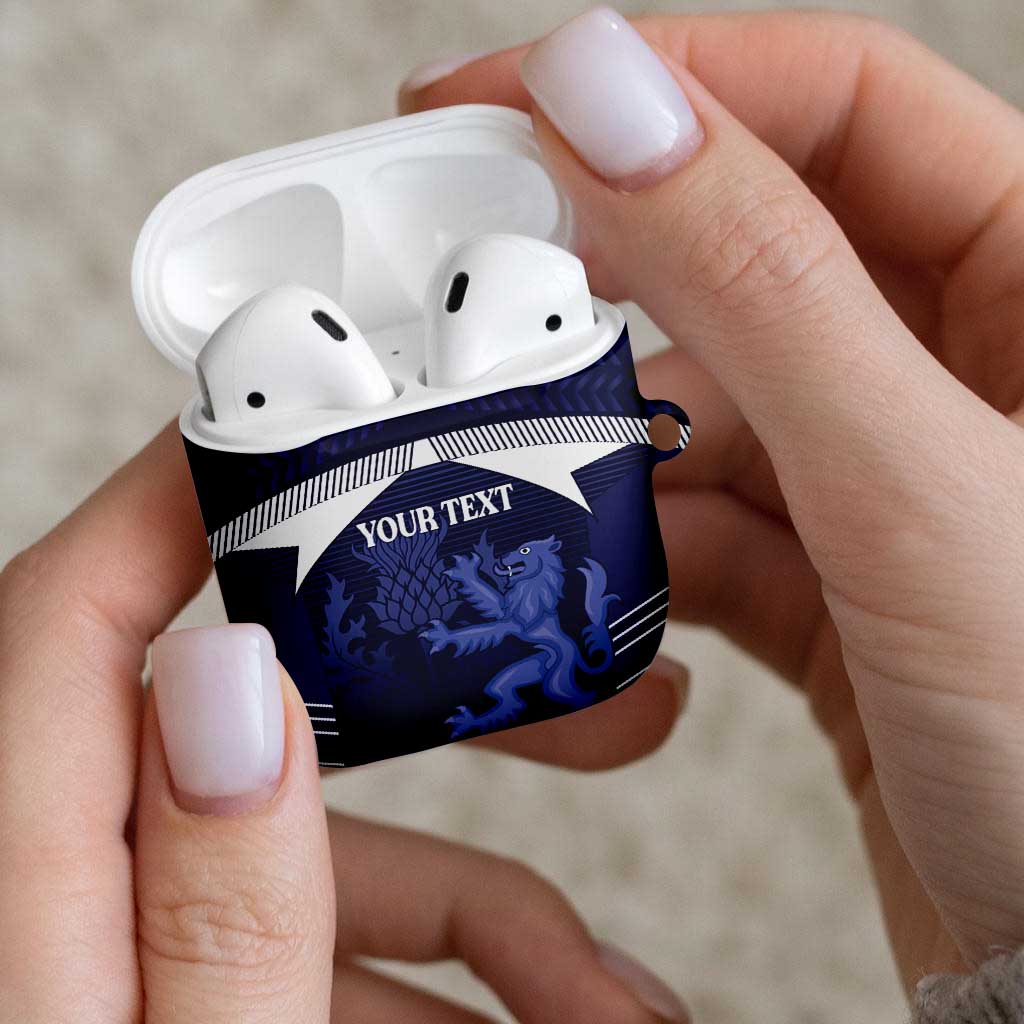 Scotland Football Custom AirPods Case 2026 Come On Scottish Dragon Thistle - Wonder Print Shop
