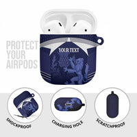 Scotland Football Custom AirPods Case 2026 Come On Scottish Dragon Thistle - Wonder Print Shop