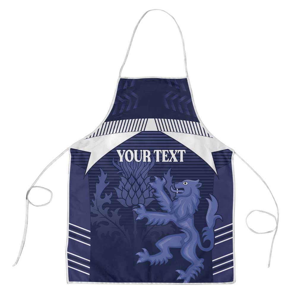 Scotland Football Custom Apron 2026 Come On Scottish Dragon Thistle - Wonder Print Shop