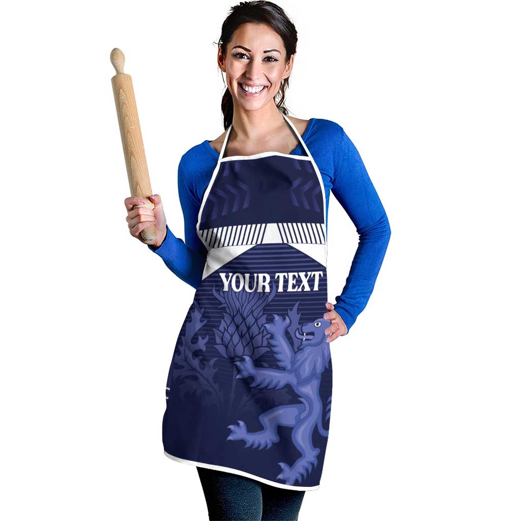 Scotland Football Custom Apron 2026 Come On Scottish Dragon Thistle - Wonder Print Shop