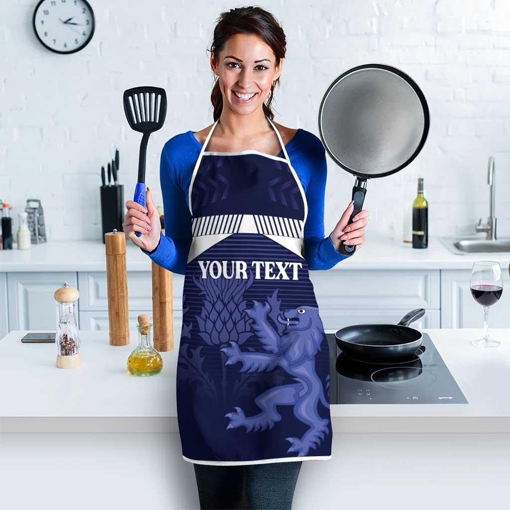 Scotland Football Custom Apron 2026 Come On Scottish Dragon Thistle - Wonder Print Shop