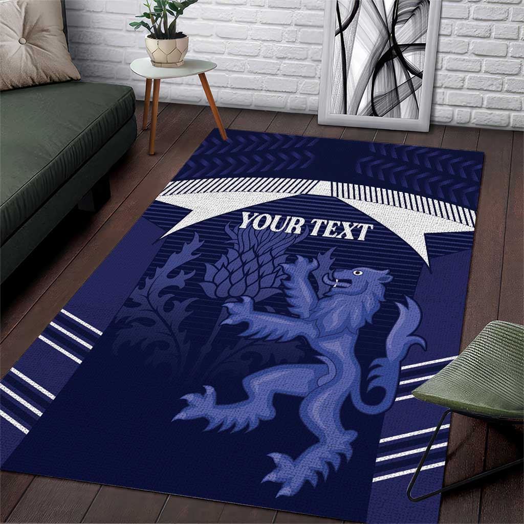 Scotland Football Custom Area Rug 2026 Come On Scottish Dragon Thistle - Wonder Print Shop