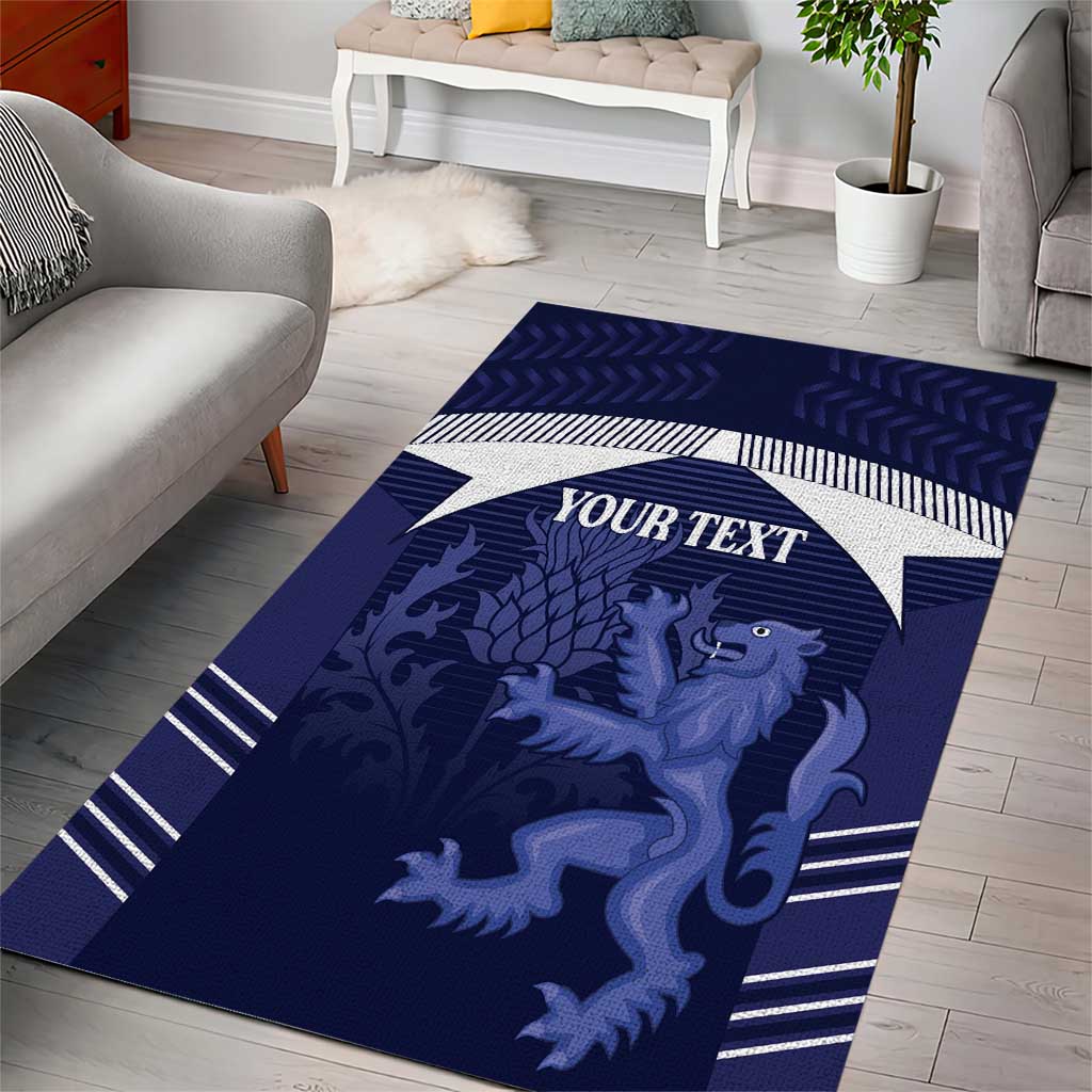 Scotland Football Custom Area Rug 2026 Come On Scottish Dragon Thistle - Wonder Print Shop