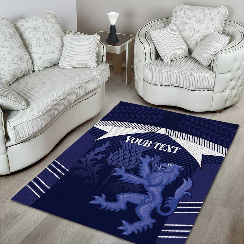 Scotland Football Custom Area Rug 2026 Come On Scottish Dragon Thistle - Wonder Print Shop