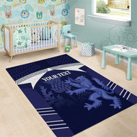 Scotland Football Custom Area Rug 2026 Come On Scottish Dragon Thistle - Wonder Print Shop