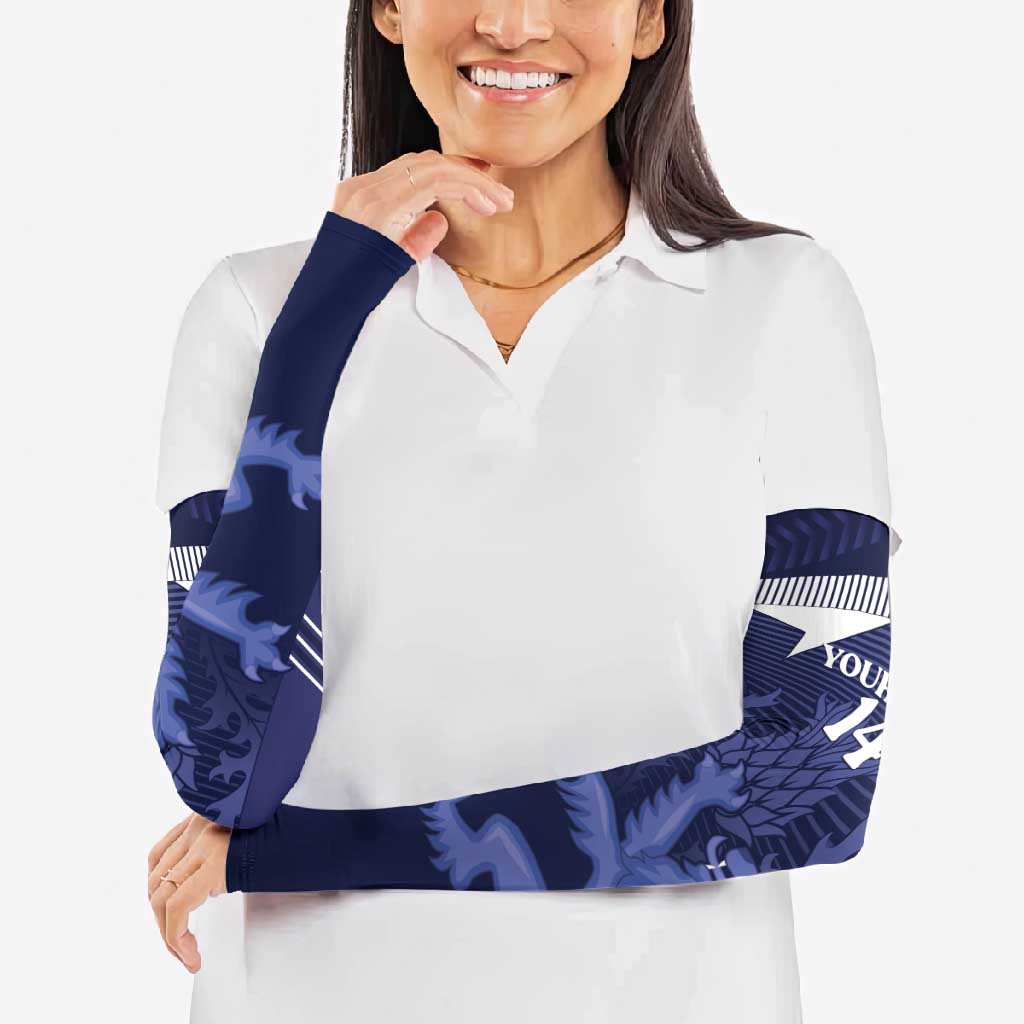 Scotland Football Custom Arm Sleeves 2026 Come On Scottish Dragon Thistle - Wonder Print Shop