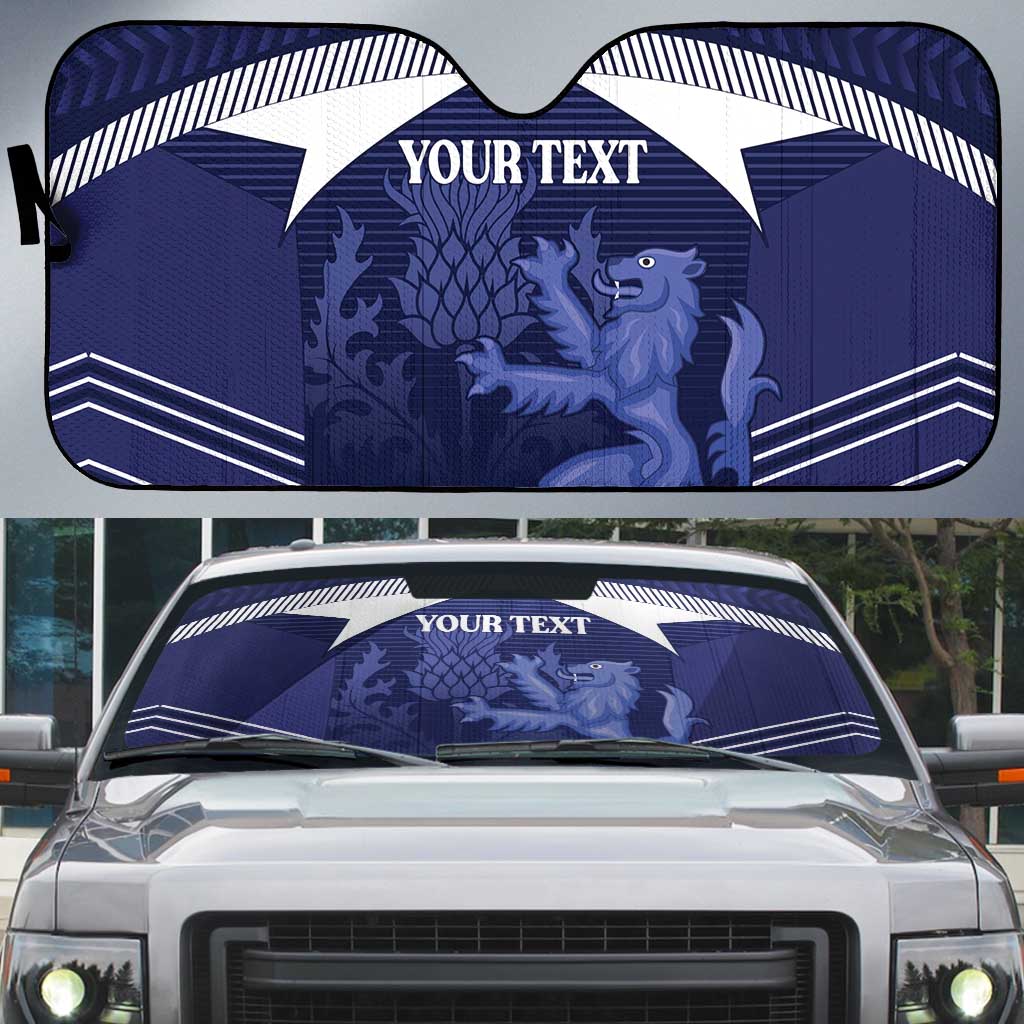 Scotland Football Custom Auto Sun Shade 2026 Come On Scottish Dragon Thistle - Wonder Print Shop