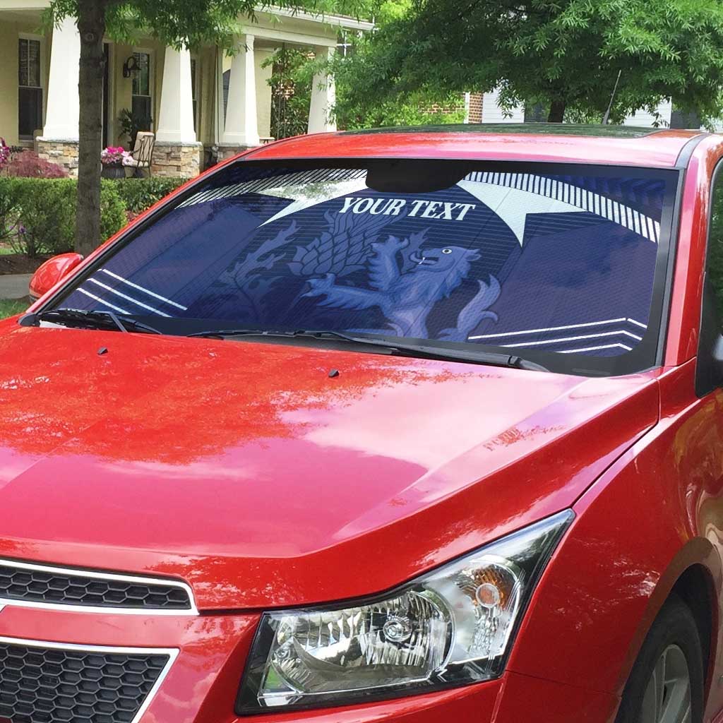 Scotland Football Custom Auto Sun Shade 2026 Come On Scottish Dragon Thistle - Wonder Print Shop