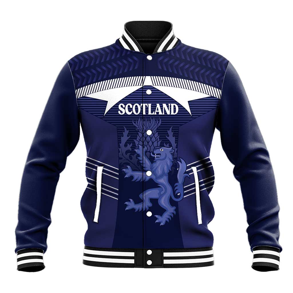 Scotland Football Custom Baseball Jacket 2026 Come On Scottish Dragon Thistle - Wonder Print Shop
