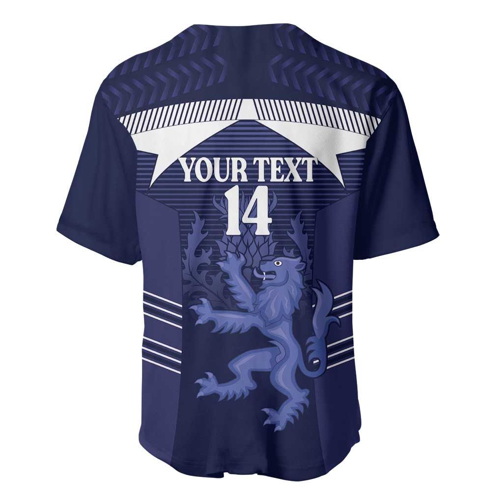 Scotland Football Custom Baseball Jersey 2026 Come On Scottish Dragon Thistle - Wonder Print Shop
