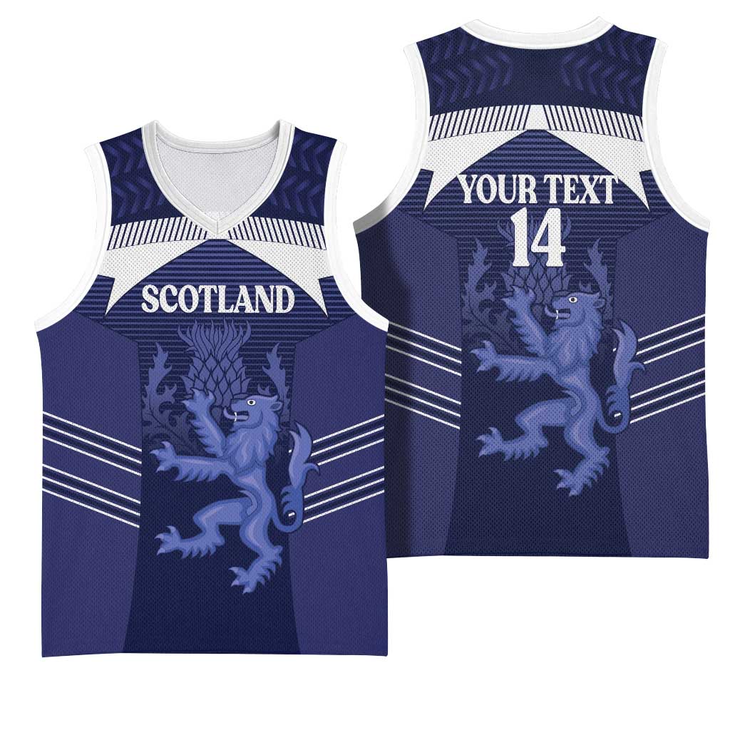 Scotland Football Custom Basketball Jersey 2026 Come On Scottish Dragon Thistle - Wonder Print Shop