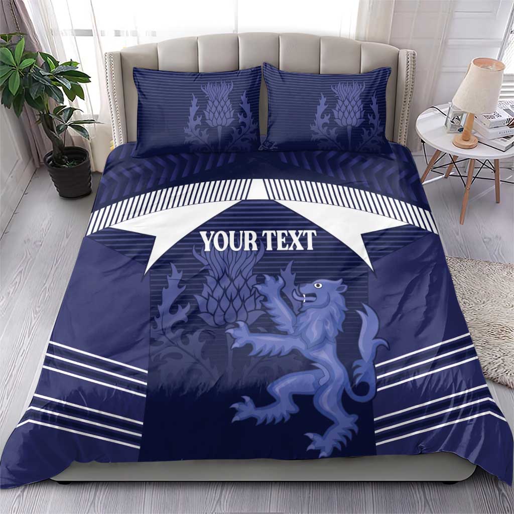 Scotland Football Custom Bedding Set 2026 Come On Scottish Dragon Thistle - Wonder Print Shop