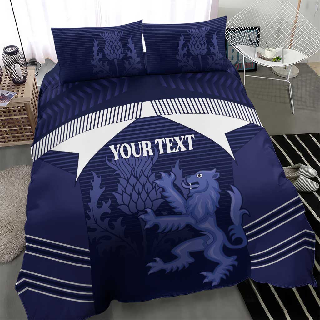 Scotland Football Custom Bedding Set 2026 Come On Scottish Dragon Thistle - Wonder Print Shop