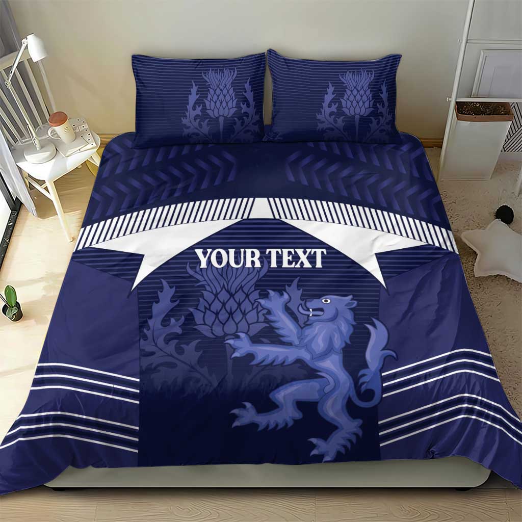 Scotland Football Custom Bedding Set 2026 Come On Scottish Dragon Thistle - Wonder Print Shop