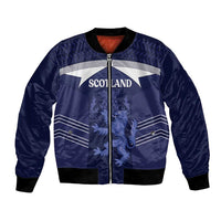 Scotland Football Custom Bomber Jacket 2026 Come On Scottish Dragon Thistle - Wonder Print Shop