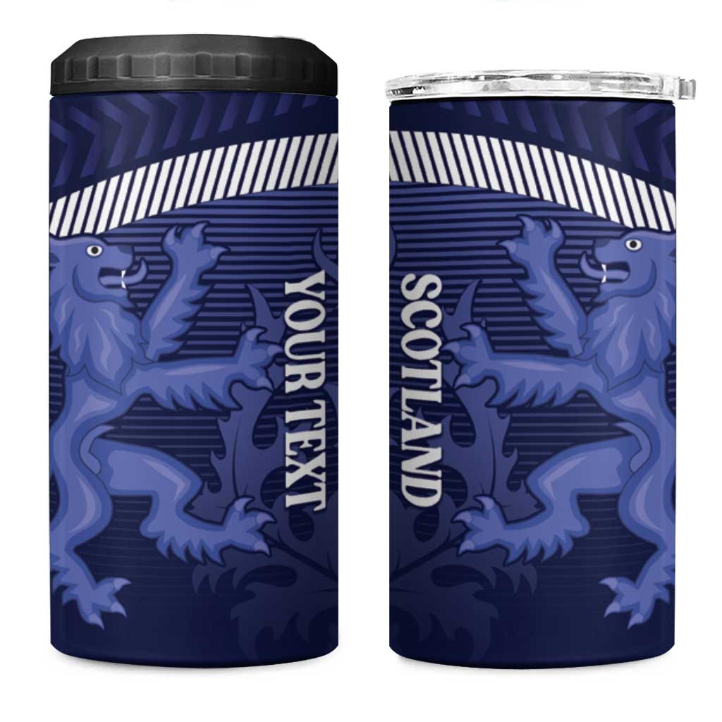 Scotland Football Custom 4 in 1 Can Cooler Tumbler 2026 Come On Scottish Dragon Thistle - Wonder Print Shop
