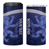 Scotland Football Custom 4 in 1 Can Cooler Tumbler 2026 Come On Scottish Dragon Thistle - Wonder Print Shop