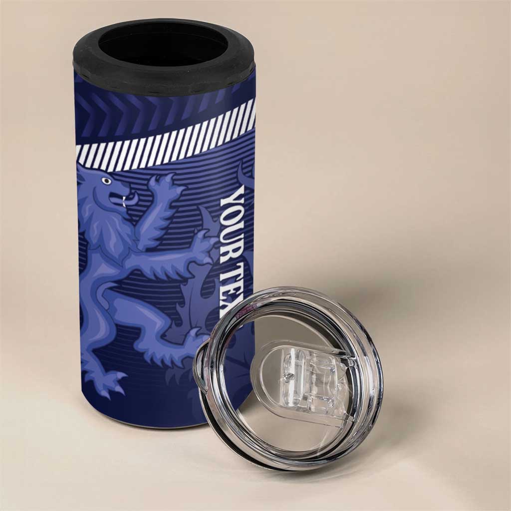 Scotland Football Custom 4 in 1 Can Cooler Tumbler 2026 Come On Scottish Dragon Thistle - Wonder Print Shop