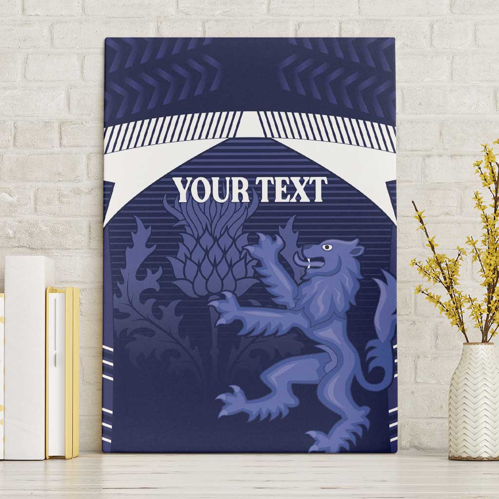 Scotland Football Custom Canvas Wall Art 2026 Come On Scottish Dragon Thistle - Wonder Print Shop