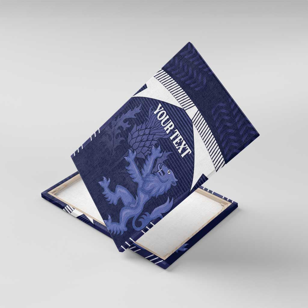 Scotland Football Custom Canvas Wall Art 2026 Come On Scottish Dragon Thistle - Wonder Print Shop