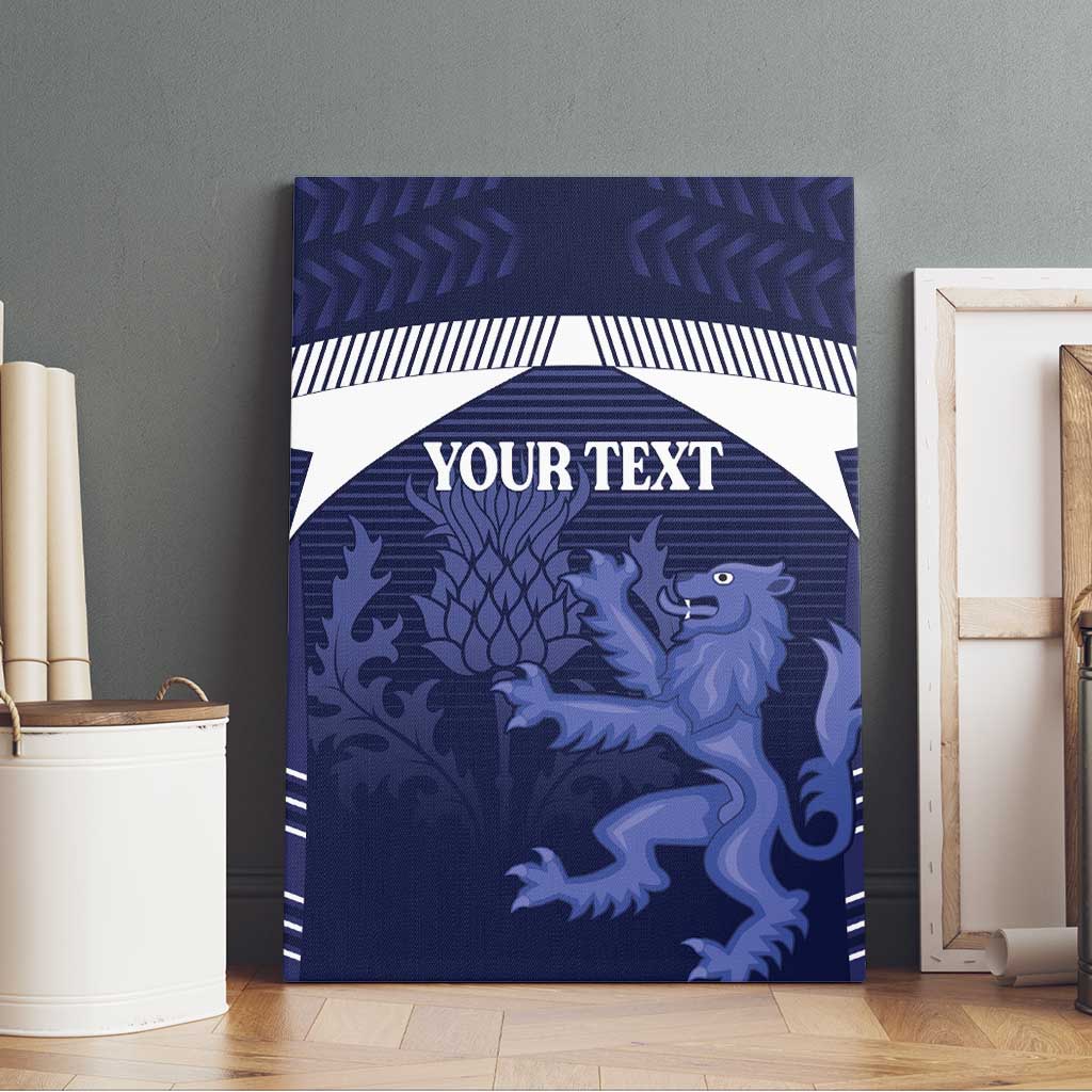 Scotland Football Custom Canvas Wall Art 2026 Come On Scottish Dragon Thistle - Wonder Print Shop