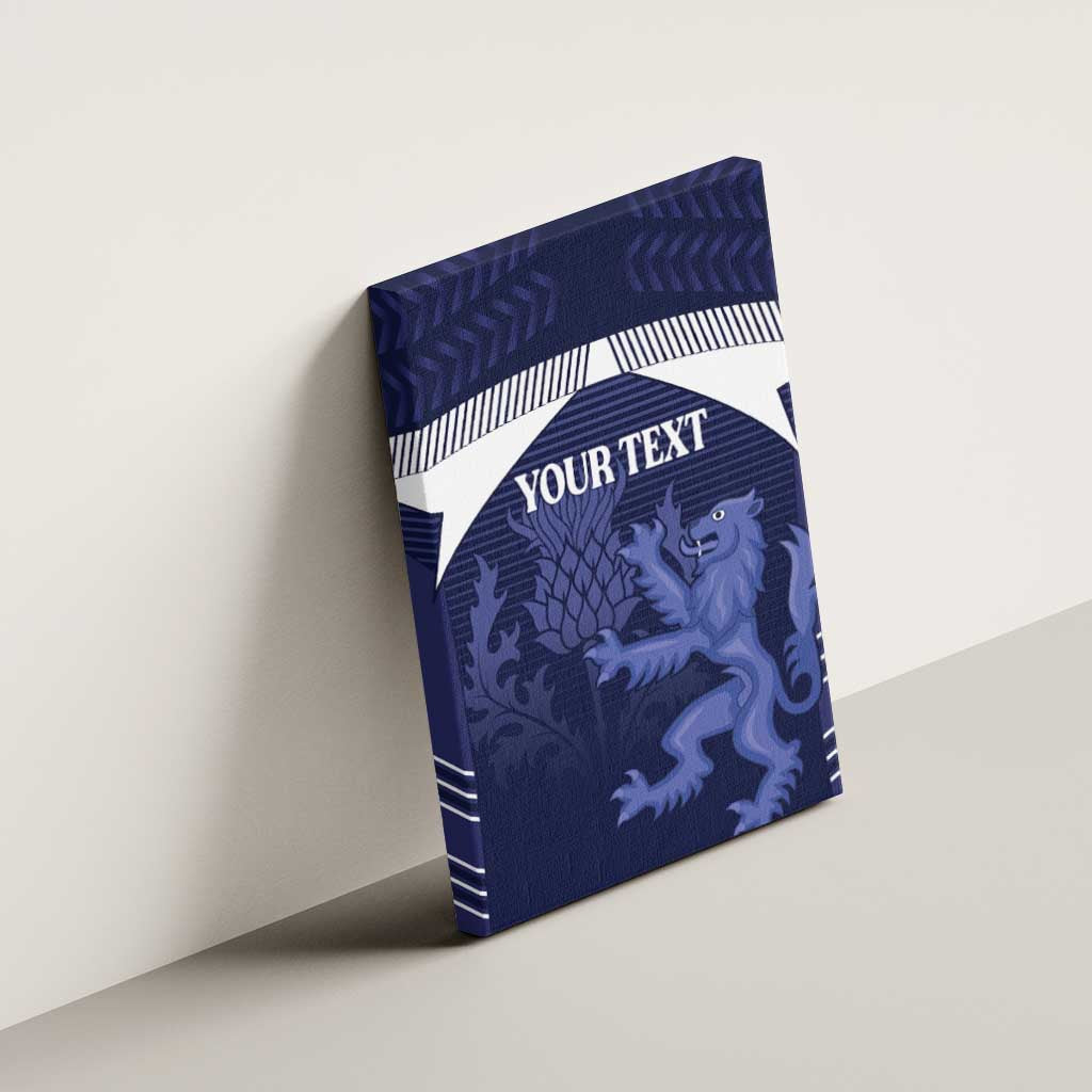 Scotland Football Custom Canvas Wall Art 2026 Come On Scottish Dragon Thistle - Wonder Print Shop