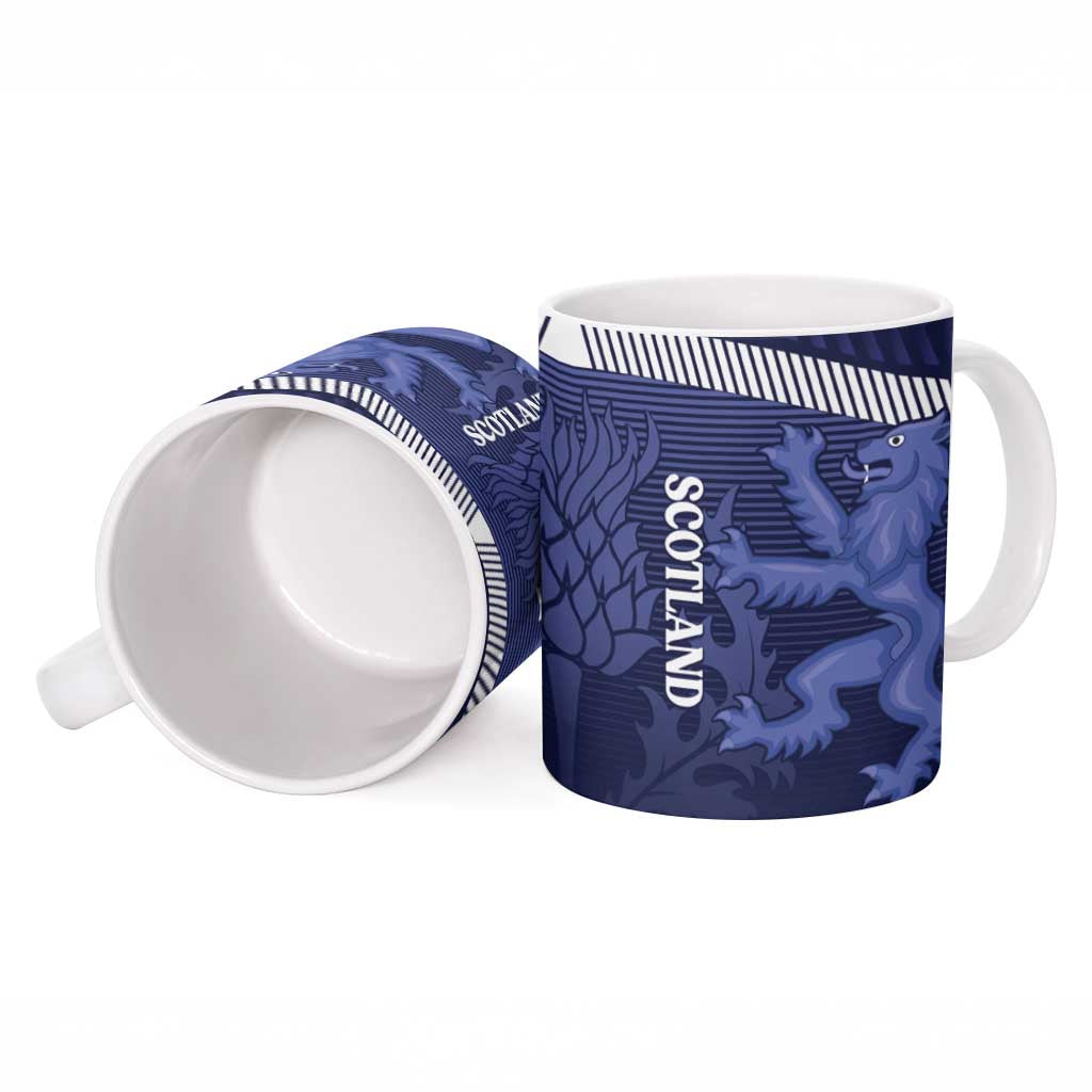 Scotland Football Custom Ceramic Mug 2026 Come On Scottish Dragon Thistle - Wonder Print Shop