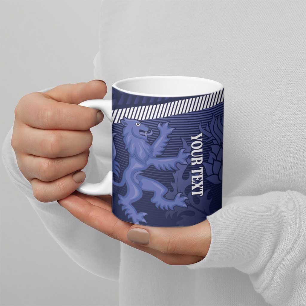Scotland Football Custom Ceramic Mug 2026 Come On Scottish Dragon Thistle - Wonder Print Shop