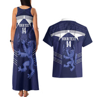 Scotland Football Custom Couples Matching Tank Maxi Dress and Hawaiian Shirt 2026 Come On Scottish Dragon Thistle - Wonder Print Shop