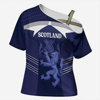 Scotland Football Custom Cross Shoulder Shirt 2026 Come On Scottish Dragon Thistle - Wonder Print Shop