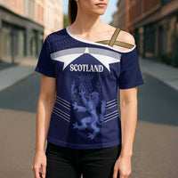 Scotland Football Custom Cross Shoulder Shirt 2026 Come On Scottish Dragon Thistle - Wonder Print Shop