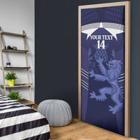 Scotland Football Custom Door Cover 2026 Come On Scottish Dragon Thistle - Wonder Print Shop